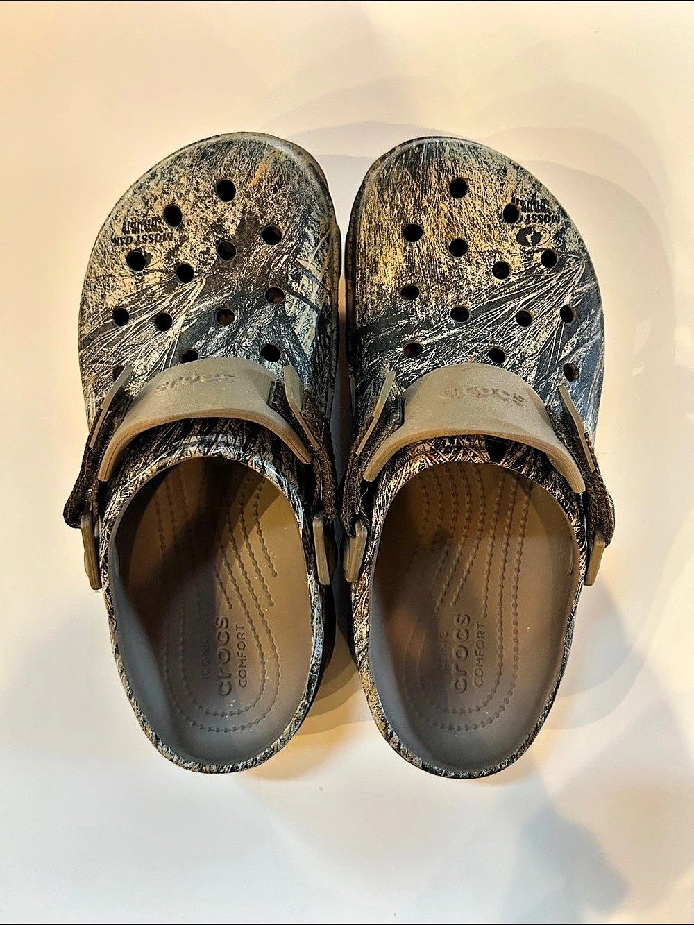 Crocs Classic All-Terrain Clog Mossy Oak Elements Black & Brown Men’s US 8